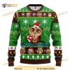 Own Cute Green All Over Printed Funny Ugly Sweater