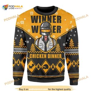 PUBG 3D Funny Ugly Sweater, Xmas Gifts