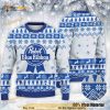 Pabst Blue Ribbon Beer Christmas Funny Ugly Sweater