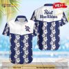 Pabst Blue Ribbon Beer Hawaiian Shirt, Summer Vacation Gift Aloha Shirt
