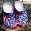 Pabst Blue Ribbon Beer Tie Dye 3D Funny Crocs