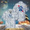 Pabst Blue Ribbon Hawaiian Shirt, Happy Halloween Doodle Art Aloha Shirt