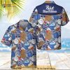 Pabst Blue Ribbon Hawaiian Shirt, Tropical Coconut Best Beach Gift Aloha Shirt