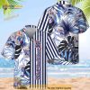 Pabst Blue Ribbon Hawaiian Shirt, Tropical Plant Leaf Aloha Shirt