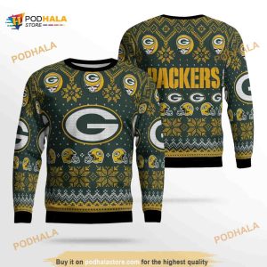 Packers Football Team Holiday Ugly Christmas Sweater