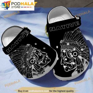 Patriarch Native American 3D Funny Crocs