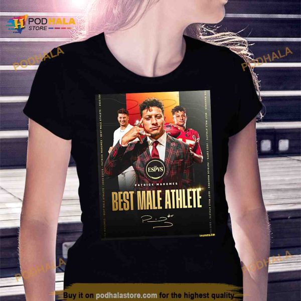 Patrick Mahomes The Best Male Athlete The ESPYS 2023 Signature T Shirt