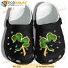 Patricks Day Black Cat In 3D Funny Crocs