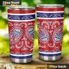 Patriotic Bandana Stainless Steel Cup Coffee Tumbler