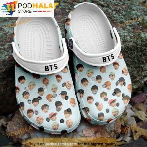 Pattern Bts Gifts 3D Funny Crocs