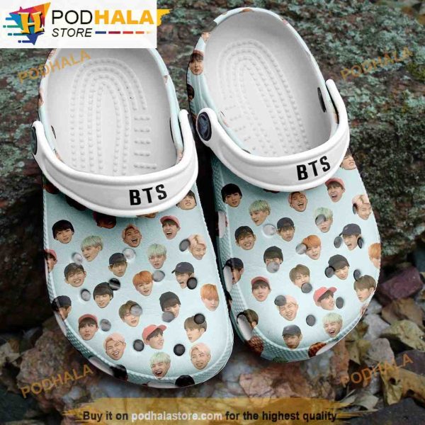 Pattern Bts Gifts 3D Funny Crocs