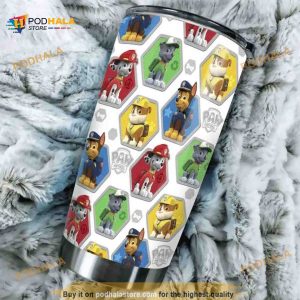 Paw Patrol Cartoon Gift Travel Coffee Tumbler