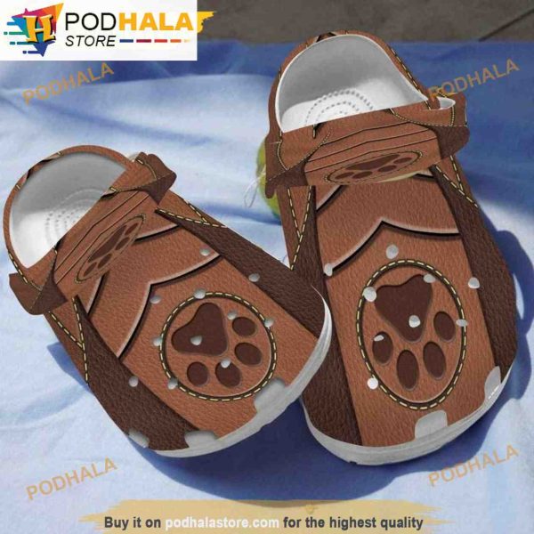 Paw Prints Pet Dog 3D Funny Crocs