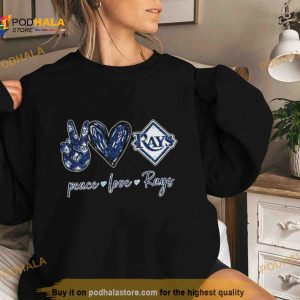 Peace Love Tampa Bay Rays Diamond 2023 Shirt