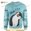 Penguin Huh All Over Printed Funny Ugly Sweater