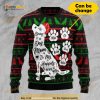 Personalize Being A Dog Mom All Over Printed Funny Ugly Sweater