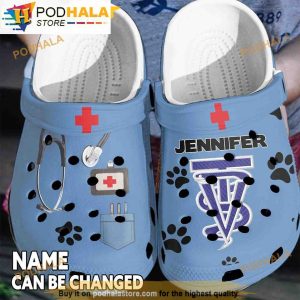Personalize Love Doctor Best Gift Nurse 3D Funny Crocs
