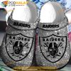 Personalized 3D Funny Crocs Oakland Raiders Shoes Mens