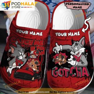Personalized 3D Tom And Jerry 3D Funny Crocs