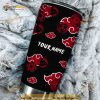 Personalized Akatsuki Sharingan Naruto Anime Custom Coffee Tumbler