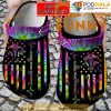 Personalized American Nurse Practitioner Tie Dye 3D Funny Crocs