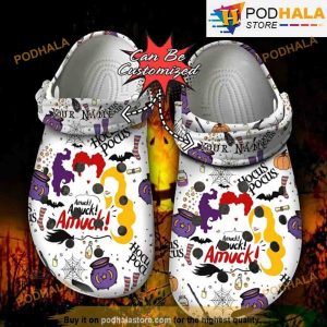 Personalized Amuck Hocus Pocus 3D Funny Halloween Crocs