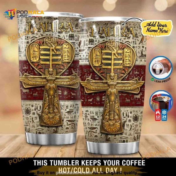 Personalized Ancient Egyptian Gift Travel Custom Coffee Tumbler