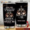 Personalized April Girl Gift Travel Custom Coffee Tumbler