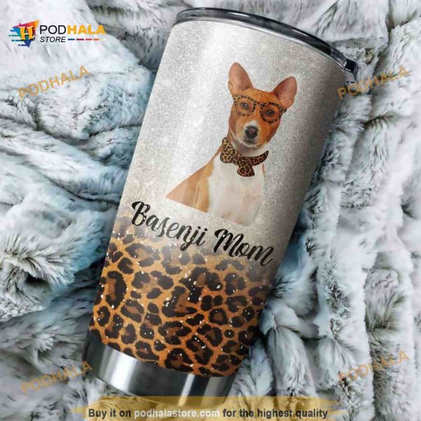 Personalized Basenji Dog Gift Travel Custom Coffee Tumbler