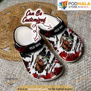 Personalized Beetlejuice Characters 3D Funny Crocs