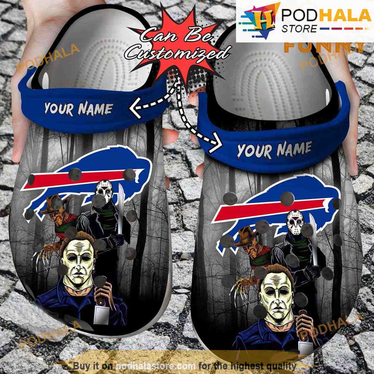 Personalized Buffalo Bills 3D Funny Crocs - Bring Your Ideas, Thoughts And  Imaginations Into Reality Today