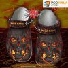 Personalized Buffalo Bills 3D Funny Halloween Crocs, Skull Lava