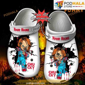 Personalized Chucky Killer 3D Funny Halloween Crocs
