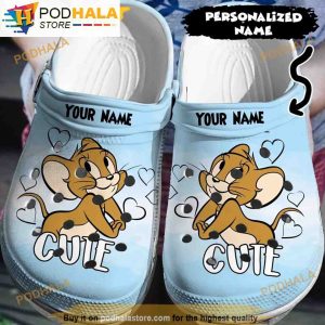 Personalized Cute Tom And Jerry 3D Funny Crocs