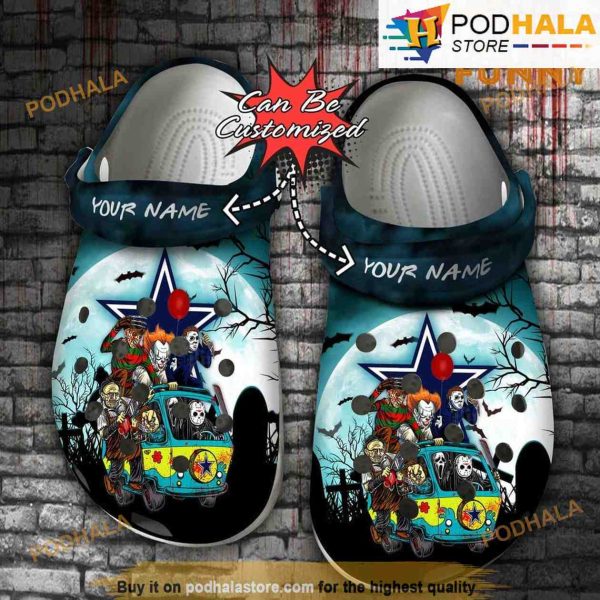 Personalized Dallas Cowboys Croc Halloween