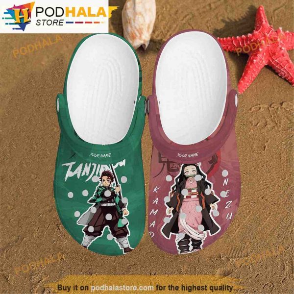 Personalized Demon Slayer Anime 3D Funny Crocs