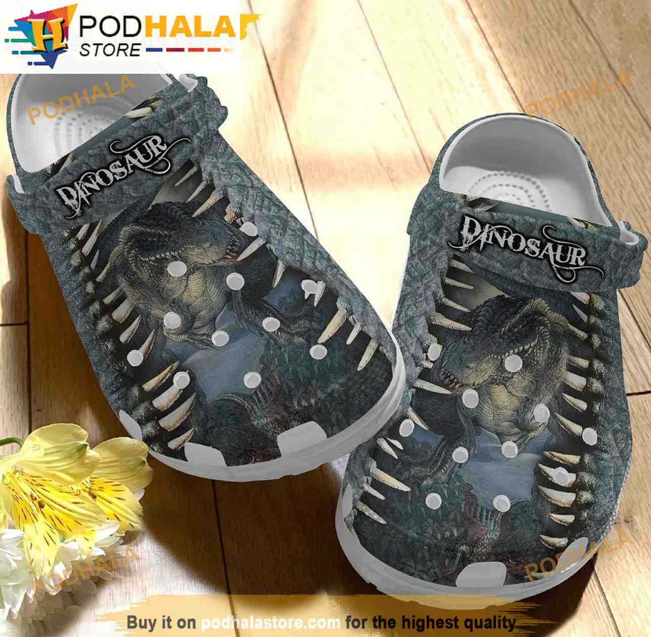 Personalized Dinosaur Jurassic Park 3D Funny Crocs Personalized Dinosaur Jurassic Park 3D Funny Crocs