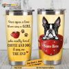 Personalized Dog Coffee Girl The End Custom Coffee Tumbler
