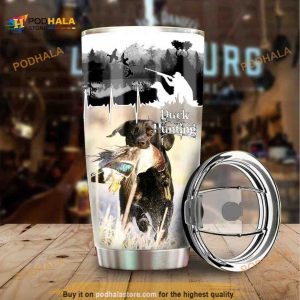 Personalized Duck Hunter Gift Travel Custom Coffee Tumbler