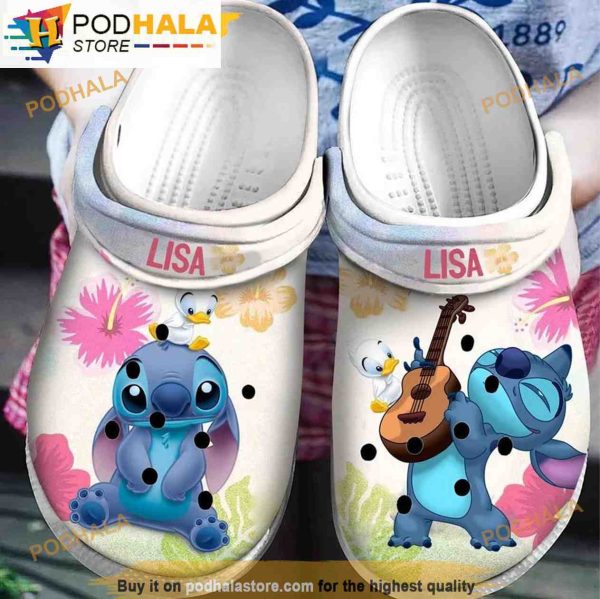 Personalized Duck Stitch 3D Funny Crocs Clog Shoes