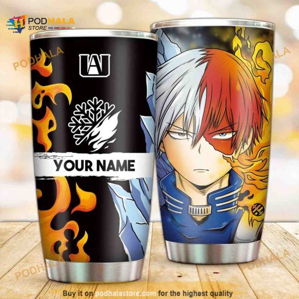 Personalized Fire And Ice Is My Quirk Gift Travel Custom Coffee Tumbler