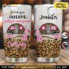 Personalized Flamingo Camping Gift Travel Custom Coffee Tumbler