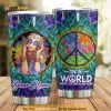 Personalized Freedom Hippe Gift Travel Custom Coffee Tumbler