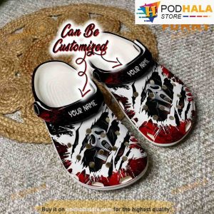 Personalized Ghostface 3D Funny Halloween Crocs