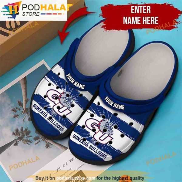 Personalized Gonzaga Bulldogs Ncaa Football 3D Funny Crocs