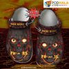 Personalized Green Bay Packers 3D Funny Crocs, Skull Lava Halloween