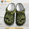 Personalized Green Skull Weed Cannabis 3D Funny Crocs