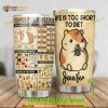 Personalized Guinea Pig Knowledge Gift Travel Custom Coffee Tumbler