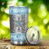 Personalized Hairdresser Metal Pattern Custom Coffee Tumbler