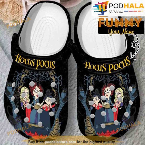 Personalized Hocus Pocus Characters 3D Funny Halloween Crocs